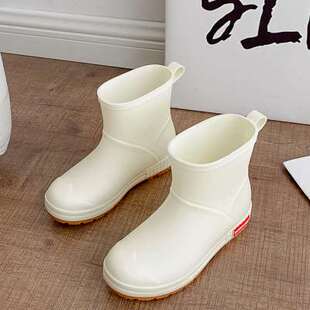 雨鞋女款中筒雨靴男款防水鞋晴雨鞋学生轻便时尚外穿防滑耐磨情侣