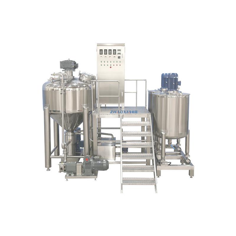 真空均质搅拌乳化机食品级蛋黄酱沙拉酱奶油霜膏油脂高剪切乳化罐