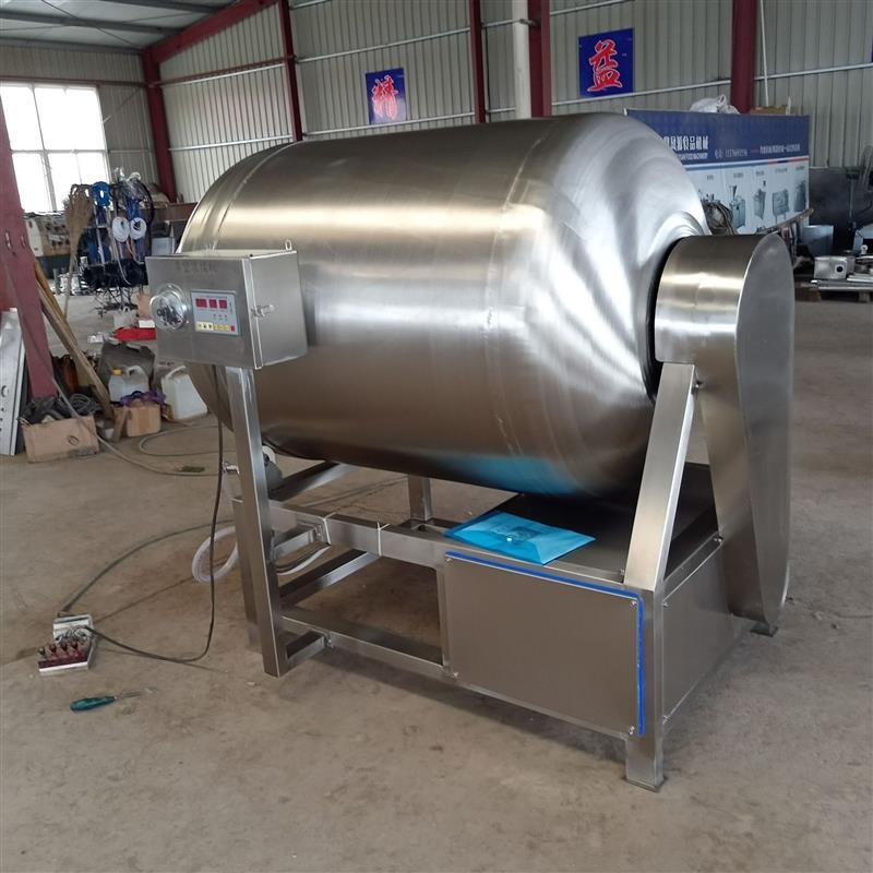 厂家供应鸡柳真空滚揉机不锈钢真空肉制品腌制入味机 腌肉机