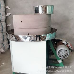 60型电动香油芝麻酱石磨机白砂岩小麦面粉磨面机 传统豆腐磨浆机