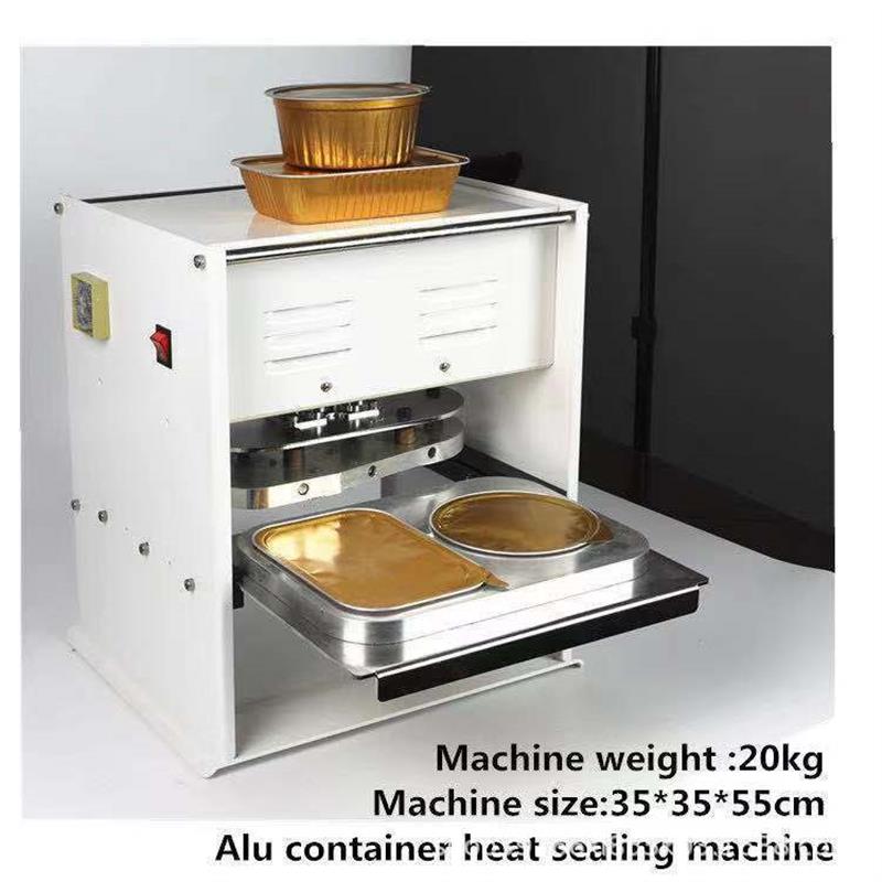 sealing machine铝箔餐盒封口机手动外卖锡纸杯塑封压盖热封膜机