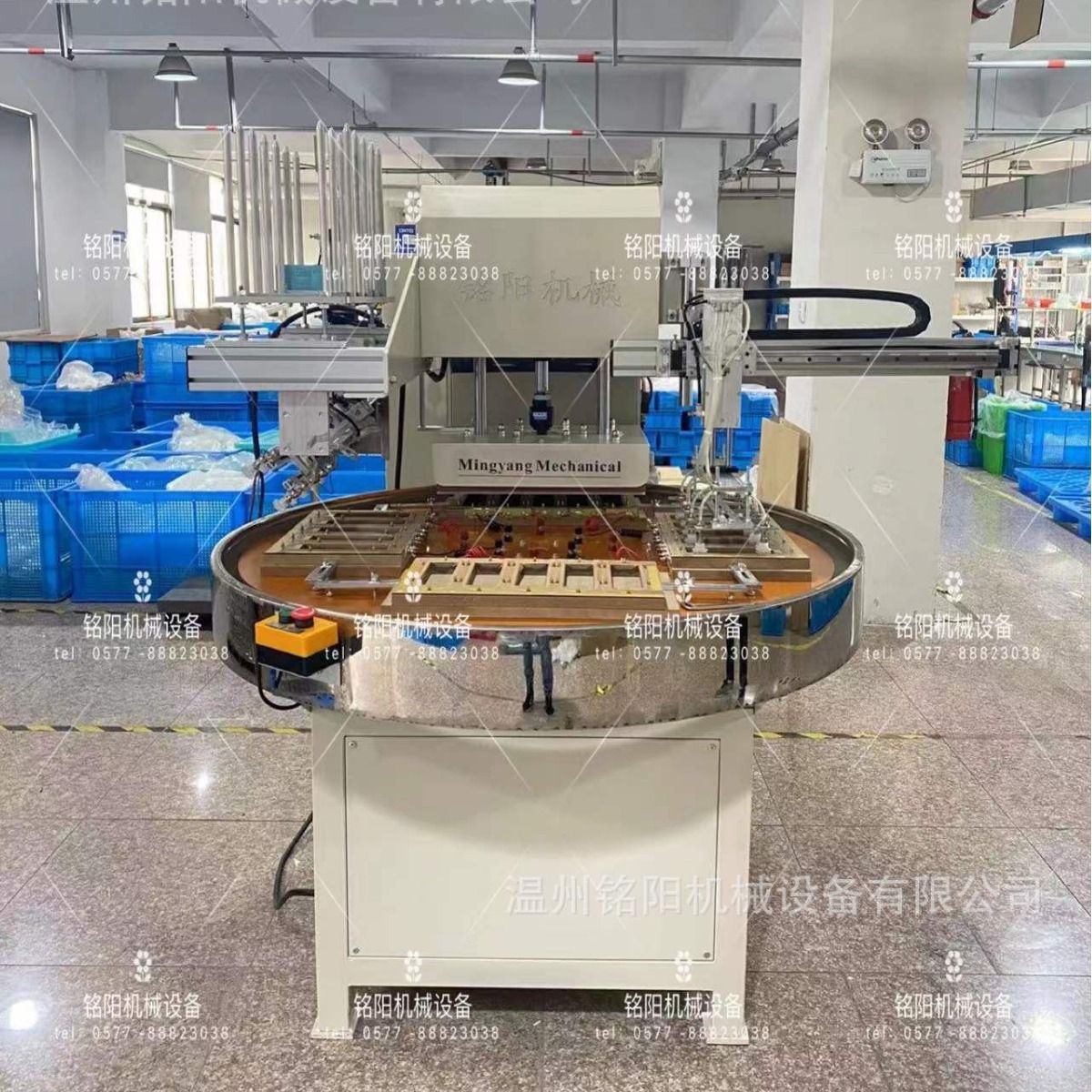 温州厂家直销全自动转盘吸塑封口机单面PVCPET泡壳热合纸卡吸卡机