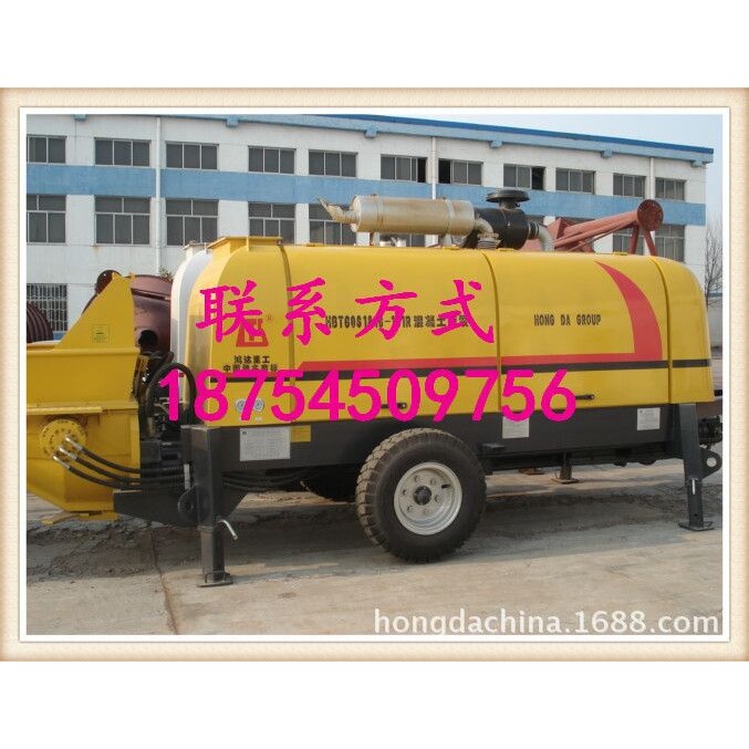 CE认证混凝土泵 HBTS4010 输送泵 地泵搅拌拖泵 concrete pump