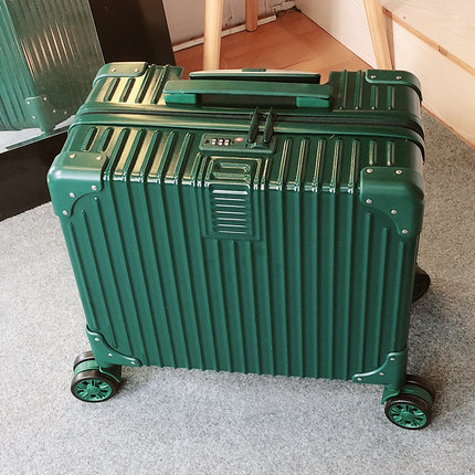 高档复古小型行李箱男女拉杆箱韩版旅行箱万向轮密码箱18寸登机箱