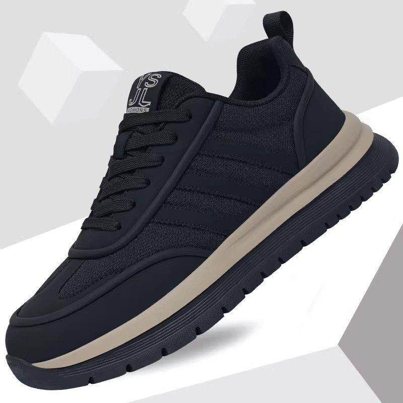 法国男鞋冬季2026新款潮流男士运动鞋网面透气休闲软底防臭鞋子男