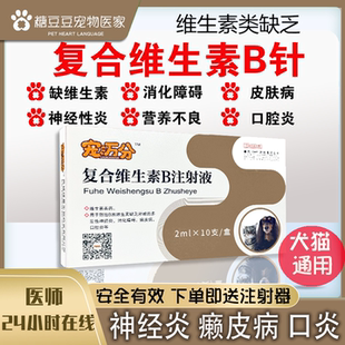 宠物复合维生素b注射用液复合vb猫咪狗狗犬厌食不吃皮肤病口腔炎