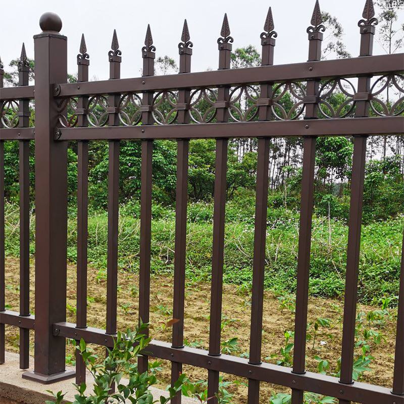 锌钢铁艺护栏围栏户外阳台镀锌栏杆围墙花园铝合金别墅庭院门栅栏