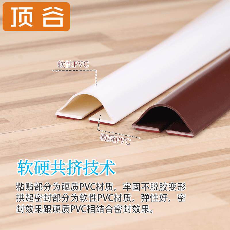 谷挡风音条DVNGU\/门底密封条贴条盗门木门缝胶条顶房隔门防防风