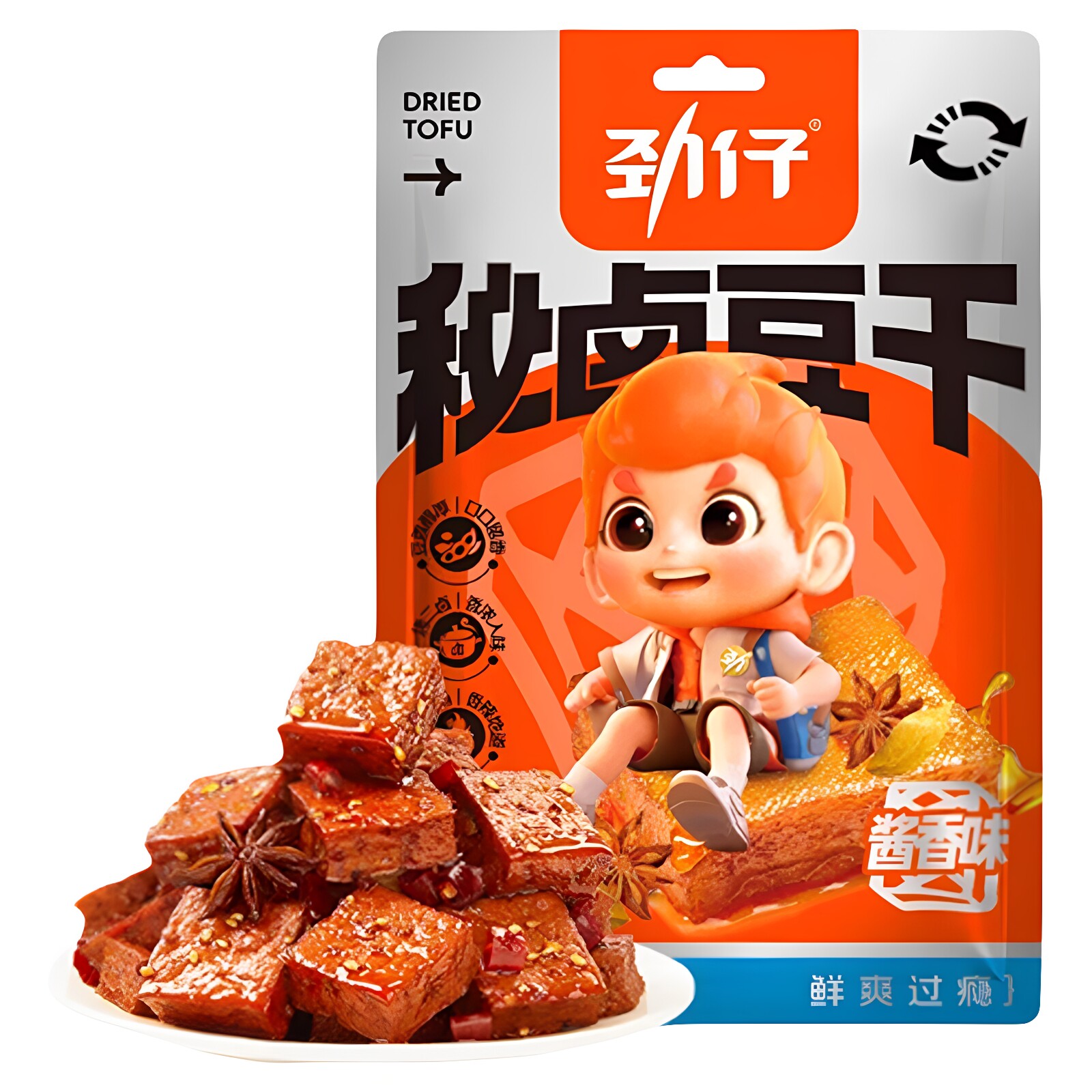 劲仔秘卤豆干 108g袋装（酱香味）