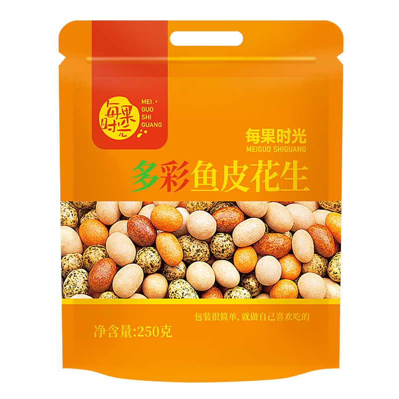 每果时光鱼皮花生 250g图片