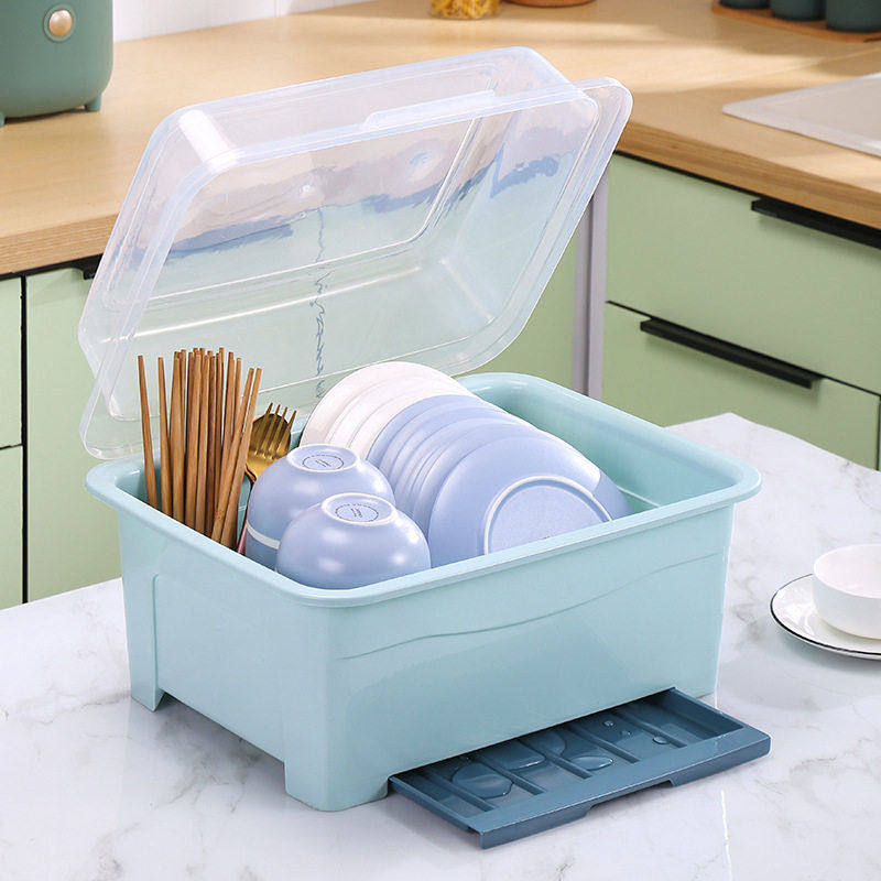 厨房装碗筷收纳盒带盖宿舍碗碟置物架可沥水塑料碗柜碗箱碗架餐具,厨房/烹饪用具,碗架,淘宝优惠券,粉丝福利购,淘宝优惠卷