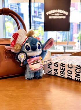 正版史迪奇公仔背包挂件钥匙扣可爱史迪仔毛绒玩具玩偶汽车装饰