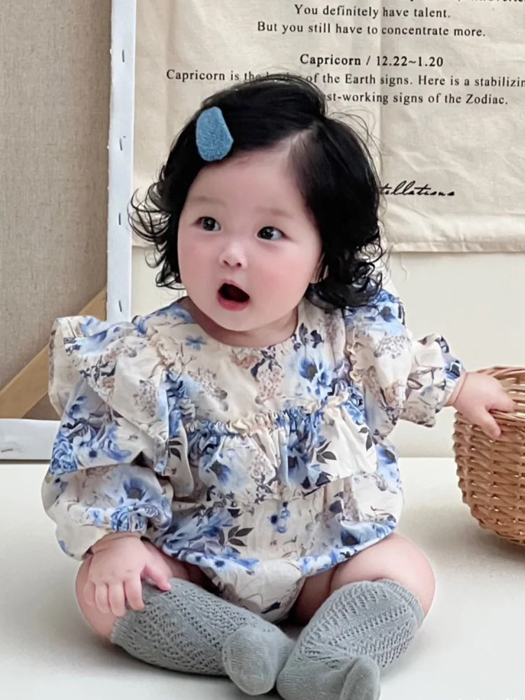 어린이 머리핀 귀엽고 깜찍한 원단 꽃숲 머리핀 헤어 액세서리 여아 부러진 머리 앞머리 클립 머리띠 BB 클립