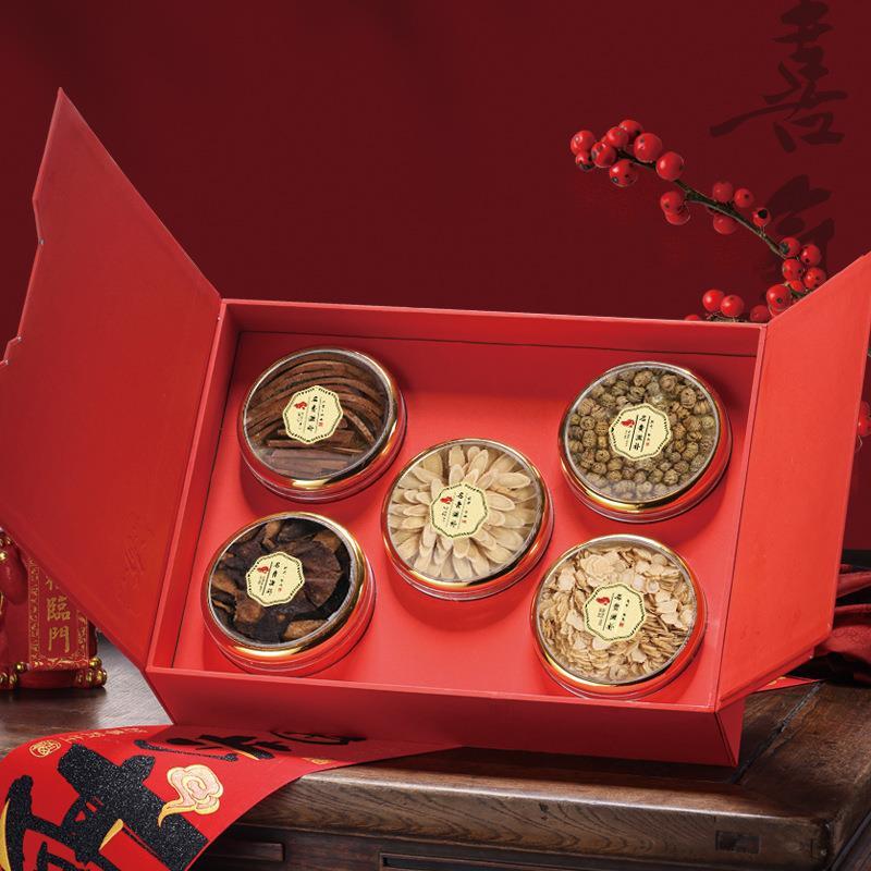 喜气盈门滋补品礼盒西洋参