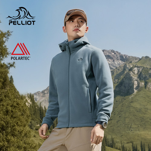 伯希和户外抓绒衣男Polartec
