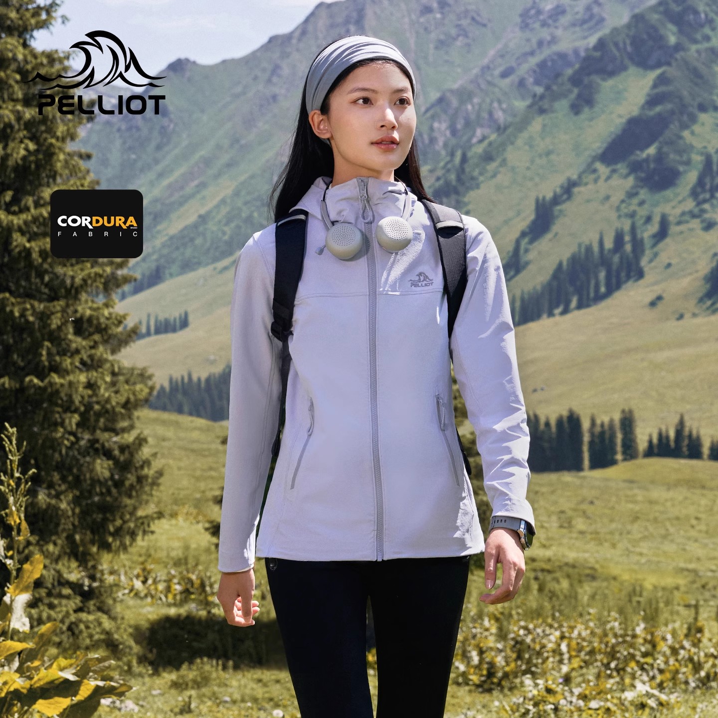 伯希和户外软壳衣女秋冬新款