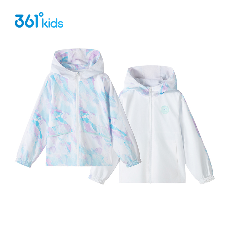 361童装女童两面穿外套