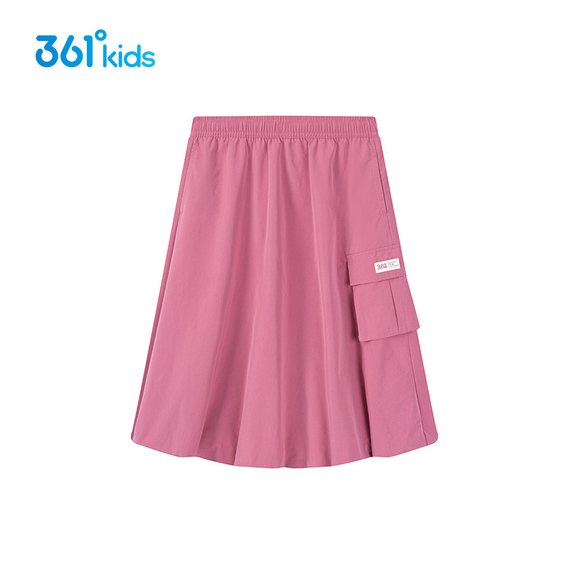 【商场同款】361童装女童半身裙2026冬季新款大童防走光百褶裙