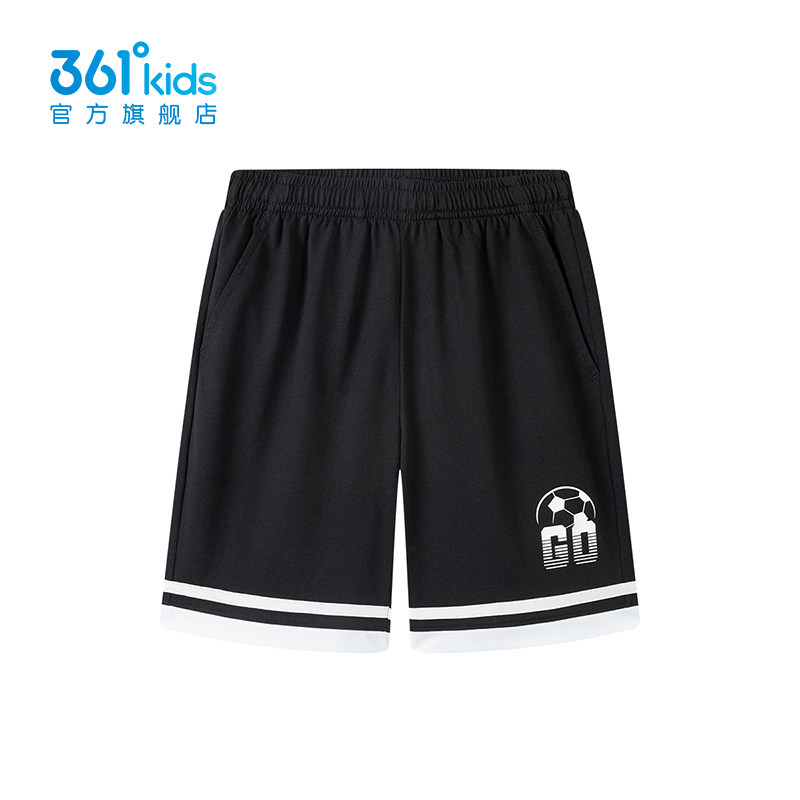 【商场同款】361童装男童针织五分裤夏季新款舒适透气中大童短裤