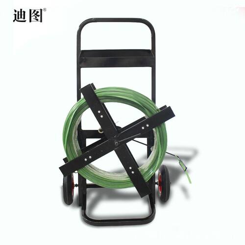 迪图打包带带盘车 可调节多用手推式PET打包带 PP带塑钢带带盘车