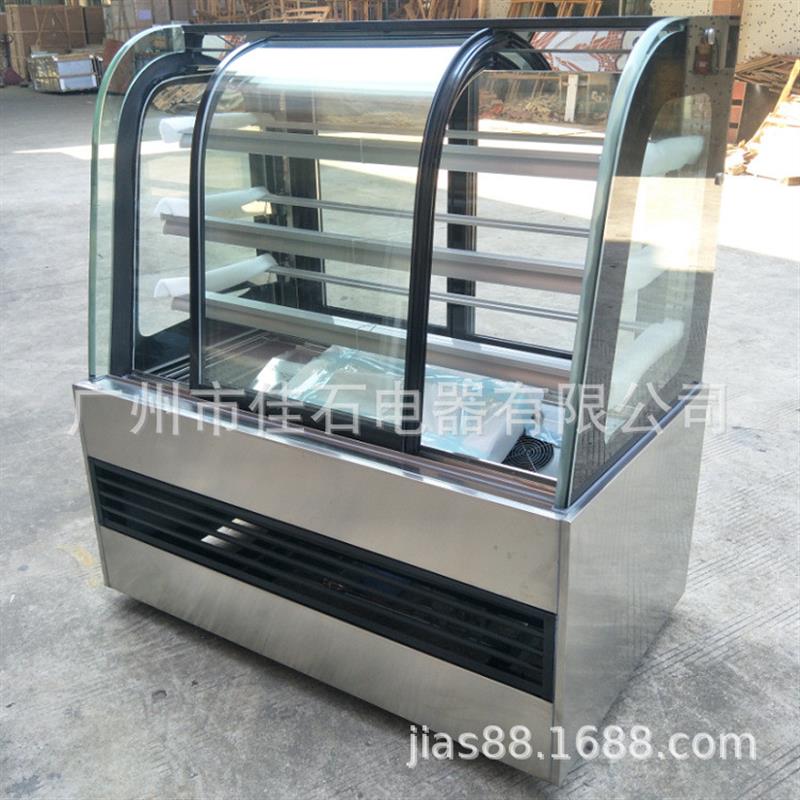 厂家供应 前后开门甜品柜 110V Cake refrigerated  蛋糕展示柜