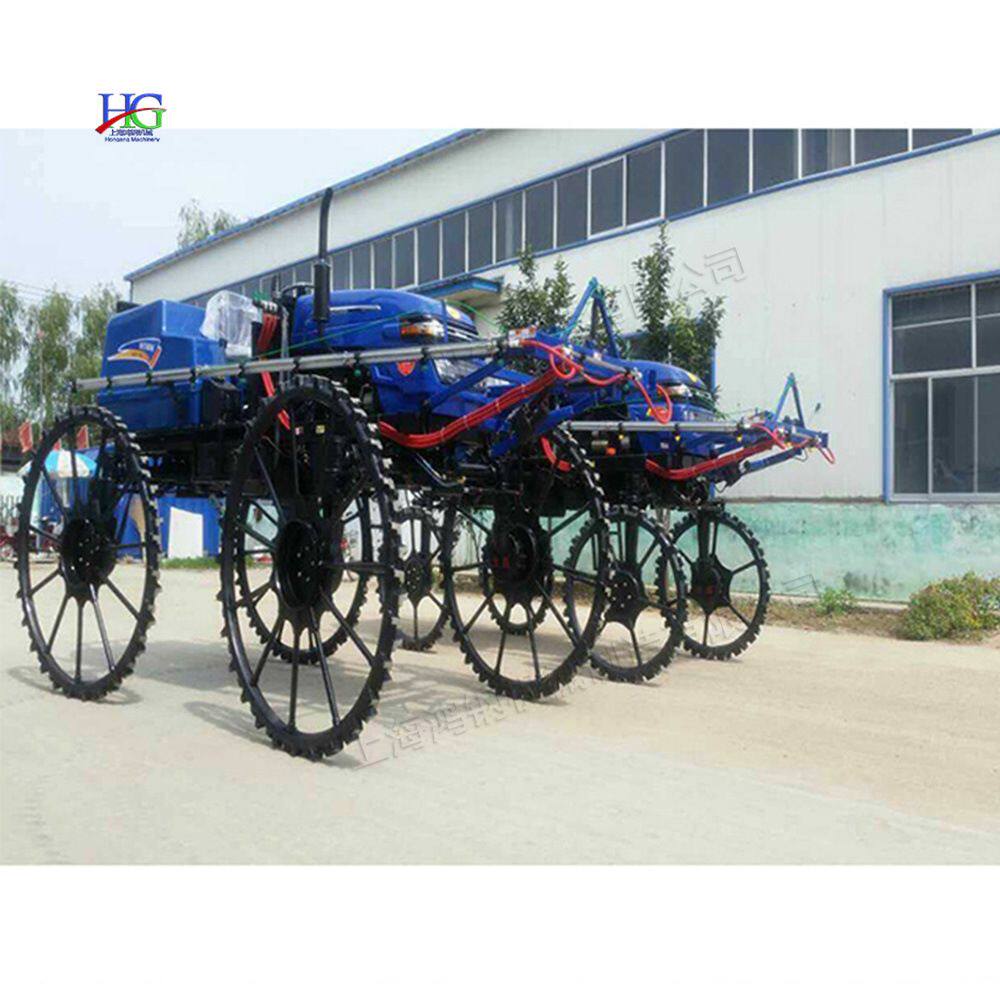 大喷幅水稻喷雾机 座驾型水旱两用打药机 自走式四轮农用喷药机