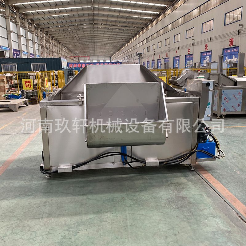 自动多功能油炸机 炸蚕豆方形油水分离油炸锅