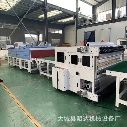 定制大型门板双边封直切热收缩膜包装机暖气片实木门套膜封膜机