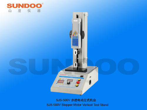 SJS-500V山度SUNDOO 步进电动立式机台测试机架实验机台 推拉力计