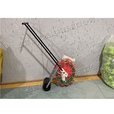 手推式玉米滚轮播种机小型便携式颗粒种植工具农作物种子点播机