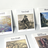 熙思梵高艺术摆件书道具书桌面摆件书样板房间玄关客厅家居装 饰书