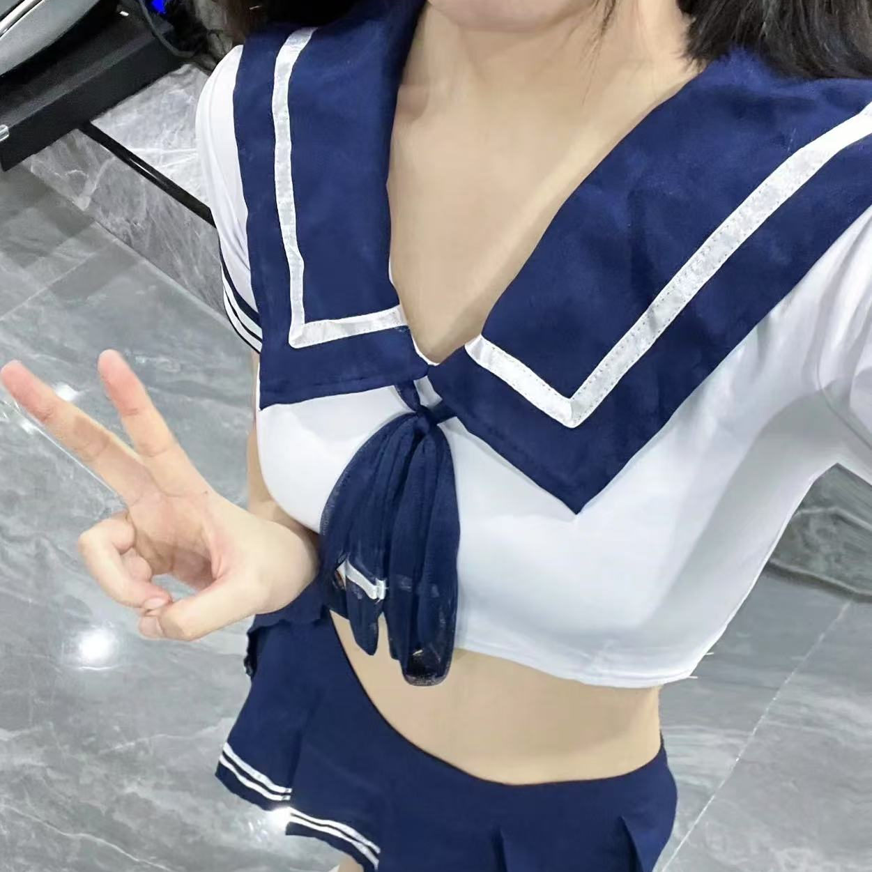 性感学院风校园服装纯欲cosplay制服套装清纯少女学生JK水手服女