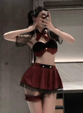 JK制服女纯欲风辣妹性感可爱校园套装夏天学院风超短百褶裙两件套
