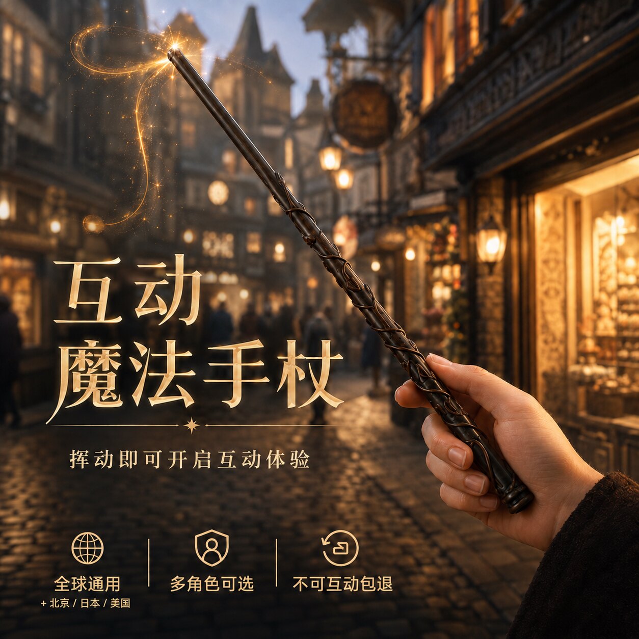 环球影城哈利波特感应互动魔杖图片