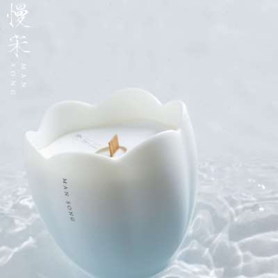 慢宋|清和爽朗 雨后风清香薰蜡烛 家用摆件小众生日礼物教师礼物