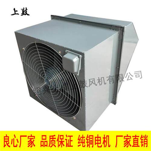 上虞风机边墙轴流排风机WEX-350E4220V镀锌板材质