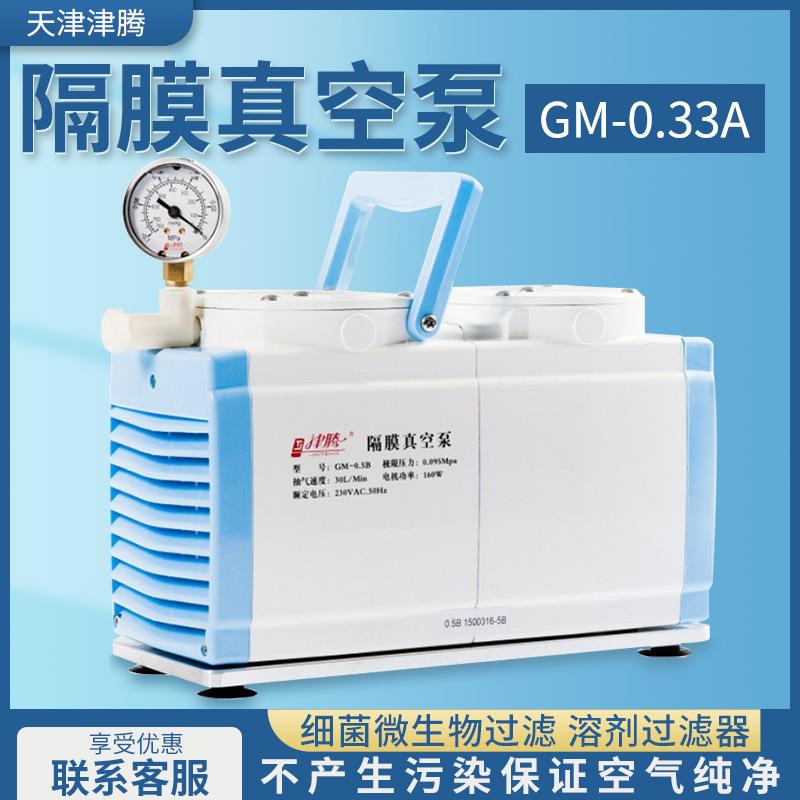 天津GM系列微孔滤膜电动正负压防腐抽真空泵无油隔膜真空泵