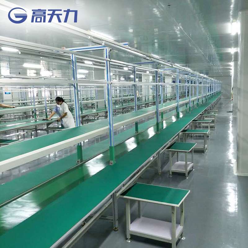 电子厂铝合金支架流水线定制 食品制造行业铝型材方通输送机