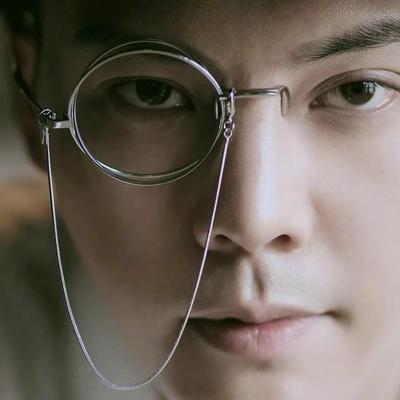 cosplay二次元单片单边眼镜