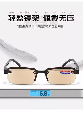 日本进口防蓝光辐射抗疲劳老光镜