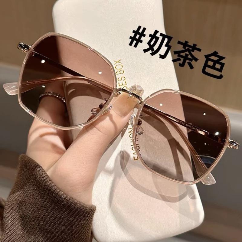 奶茶色墨镜女2025新款可配有度数
