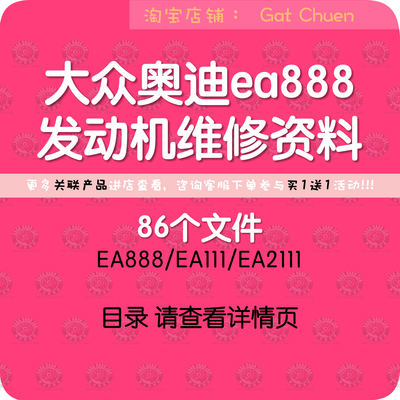 大众奥迪ea888发动机维修资料通道号数据流EA211数据原厂EA111结