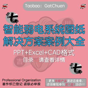 智能化弱电系统图纸技术设计解决方案项目案例施工报价清单模板