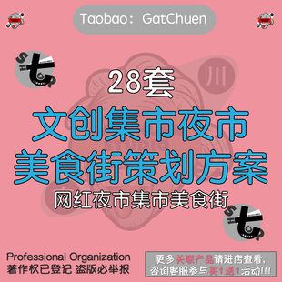 2025网红文创夜市集市文化休闲商业街美食一条街规划设计策划方案