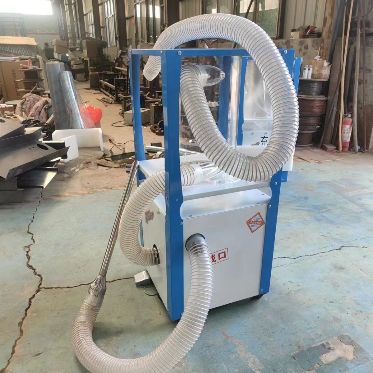 羽绒被移动充绒机鹅毛自