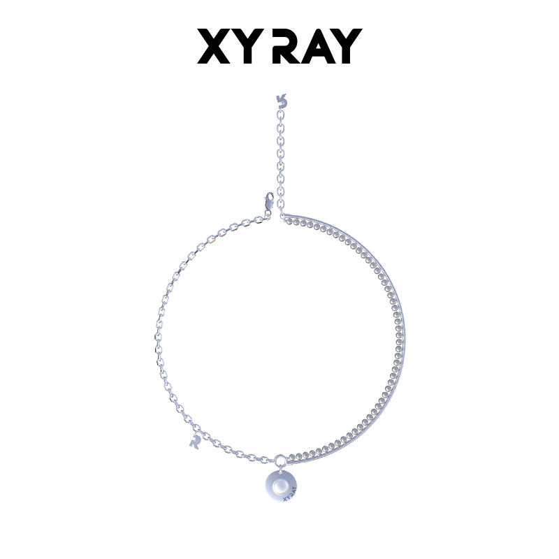 XYRAY 项链女高级感轻奢小众配饰锁骨链颈链星球飞碟2025新款