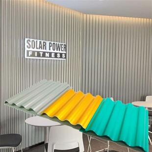 铝合金波浪板波纹铝单板门头幕墙格栅波纹铝材金属板半圆弧铝型材