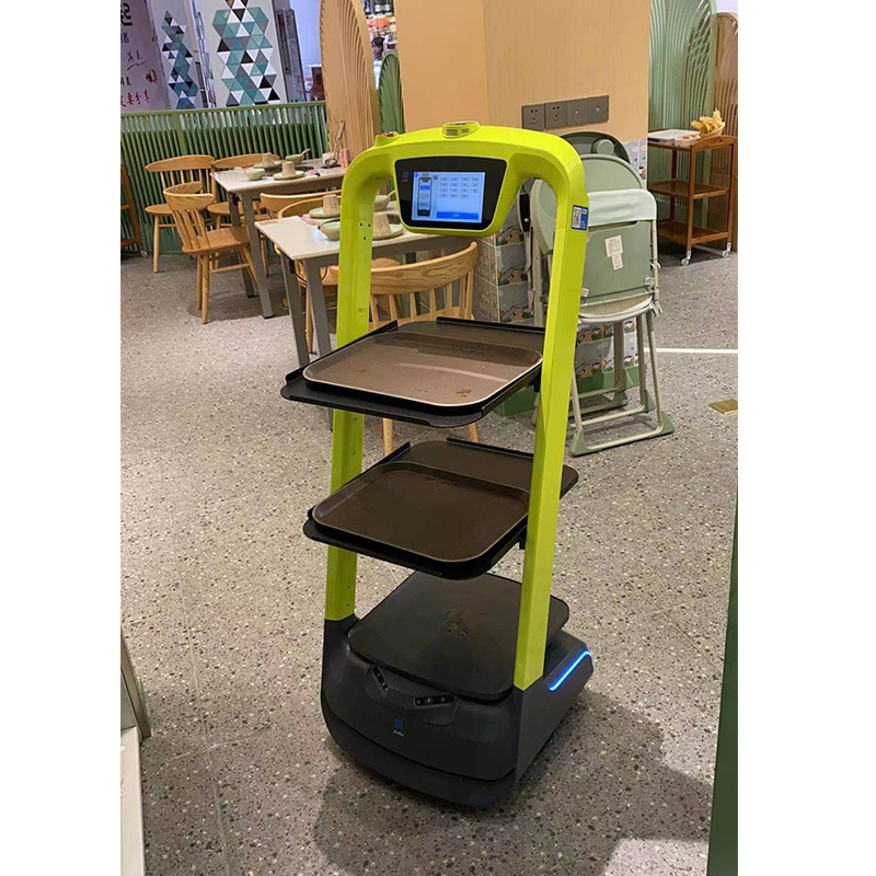 苏萌蒙智能服务送餐机器