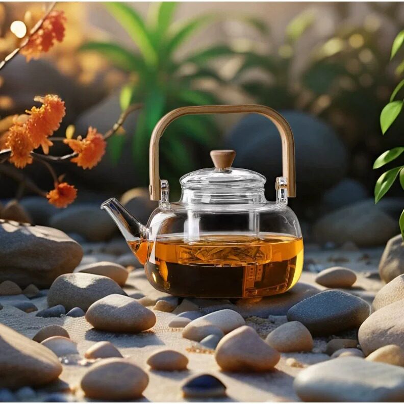 高硼硅玻璃煮茶壶+电陶炉套装|
