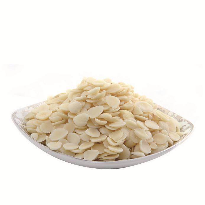白杏仁 拍2生斤包邮 食用去皮甜仁北0FCS杏仁片脱皮原味杏仁50杏g